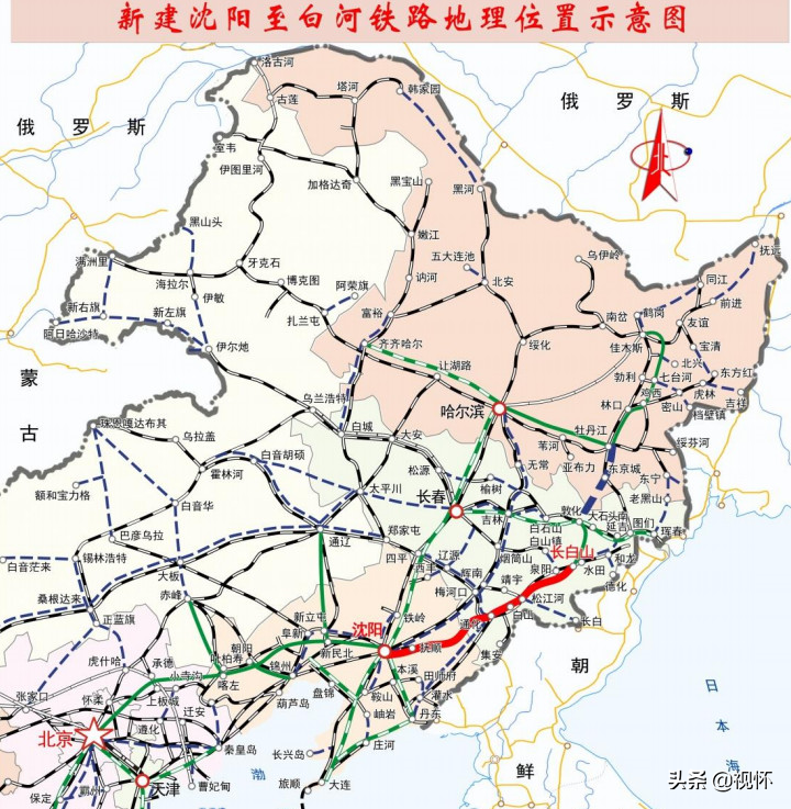 聚焦东北铁路！看黑、吉、辽5条重点建设高铁推进情况