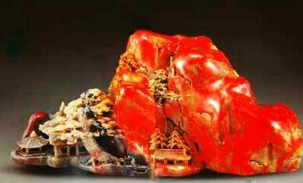 “鸡血石”一公斤价值上千万，鸡血王估价6个亿！